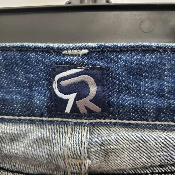 Rock & Republic Kasandra Women's Vintage Blue Rinse Gemstone Bootcut Jeans 27 - Picture 5 of 12